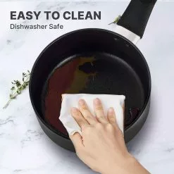 1.5 Qt. Hard-Anodized Aluminum Nonstick Sauce Pan in Black with Lid by EPPMO 16 1.5 Qt. Hard-Anodized Aluminum Nonstick Sauce Pan in Black with Lid by EPPMO -Cookware Sales Shop sauce pans em c2006 2 fa 1000