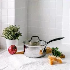 3 Qt. Full-Clad Tri-Ply Stainless Steel Sauce Pan by GRANDTIES 13 3 Qt. Full-Clad Tri-Ply Stainless Steel Sauce Pan by GRANDTIES -Cookware Sales Shop sauce pans gt303130301 44 1000