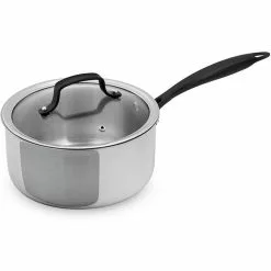 3 Qt. Full-Clad Tri-Ply Stainless Steel Sauce Pan by GRANDTIES