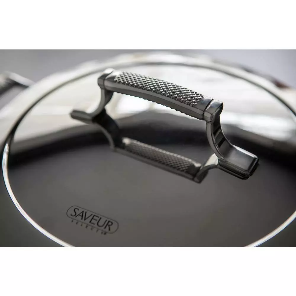 3 qt. Tri-Ply Stainless Steel Saucepan with Lid by SAVEUR SELECTS 7 3 qt. Tri-Ply Stainless Steel Saucepan with Lid by SAVEUR SELECTS - Image 5