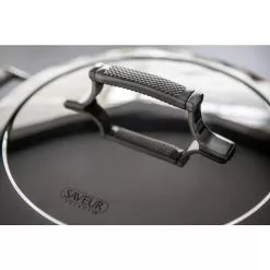 2 qt. Tri-Ply Stainless Steel Chef's Pan with Lid by SAVEUR SELECTS -Cookware Sales Shop sauce pans m19 005 5 4f 1000