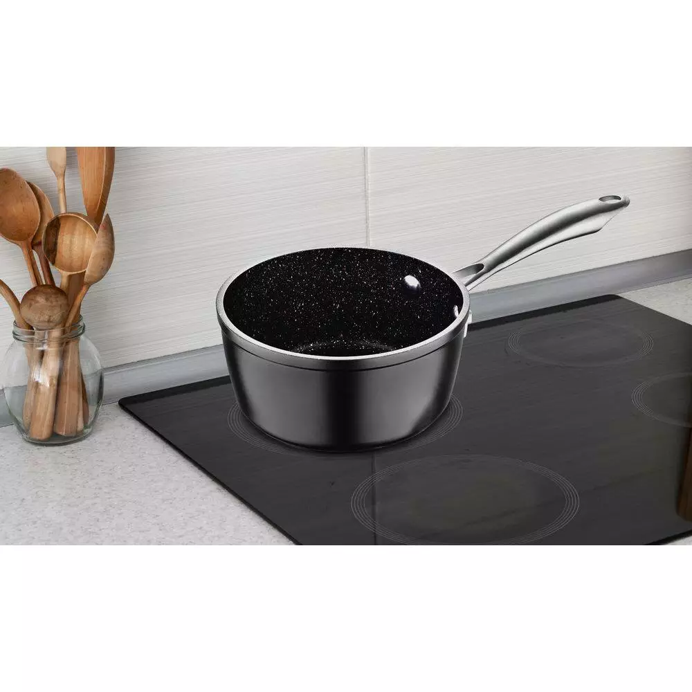 1.2 qt. Aluminum Durable Sauce Pan in Black by MasterPRO 10 1.2 qt. Aluminum Durable Sauce Pan in Black by MasterPRO - Image 8