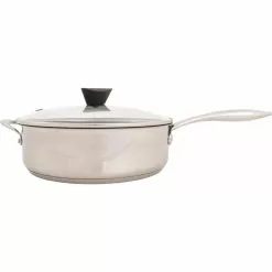 Earth Pan ETERNA 5.3 qt. Stainless Steel Nonstick Sauce Pan with Glass Lid by Unbranded 12 Earth Pan ETERNA 5.3 qt. Stainless Steel Nonstick Sauce Pan with Glass Lid by Unbranded -Cookware Sales Shop sauce pans zp11 5l 1f 1000