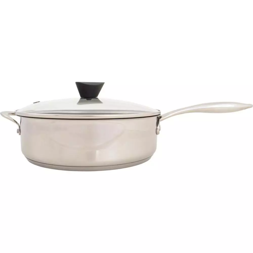Earth Pan ETERNA 5.3 qt. Stainless Steel Nonstick Sauce Pan with Glass Lid by Unbranded 6 Earth Pan ETERNA 5.3 qt. Stainless Steel Nonstick Sauce Pan with Glass Lid by Unbranded - Image 4