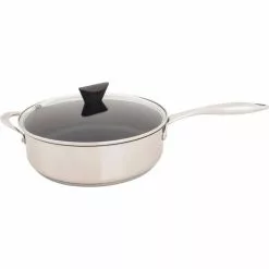 Earth Pan ETERNA 5.3 qt. Stainless Steel Nonstick Sauce Pan with Glass Lid by Unbranded 11 Earth Pan ETERNA 5.3 qt. Stainless Steel Nonstick Sauce Pan with Glass Lid by Unbranded -Cookware Sales Shop sauce pans zp11 5l 4f 1000