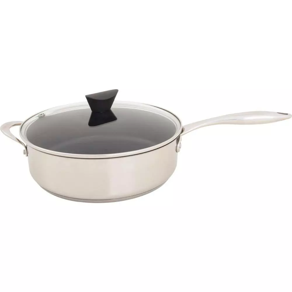 Earth Pan ETERNA 5.3 qt. Stainless Steel Nonstick Sauce Pan with Glass Lid by Unbranded 5 Earth Pan ETERNA 5.3 qt. Stainless Steel Nonstick Sauce Pan with Glass Lid by Unbranded - Image 3