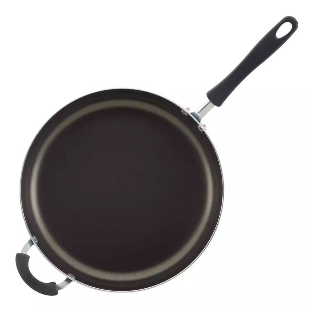 Dishwasher Safe 6-qt. Aluminum Nonstick Saute pan with lid by Unbranded 4 Dishwasher Safe 6-qt. Aluminum Nonstick Saute pan with lid by Unbranded - Image 2