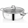 5 qt. Stainless Steel Saute Pot with Glass Lid by CONTEXT