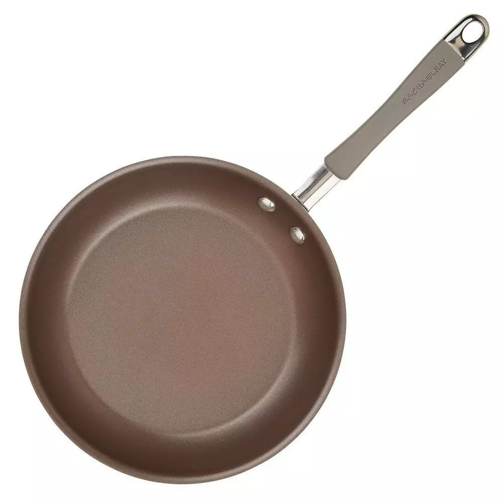 Cucina 10-Piece Aluminum Nonstick Cookware Set in Sea Salt by Rachael Ray 7 Cucina 10-Piece Aluminum Nonstick Cookware Set in Sea Salt by Rachael Ray - Image 5