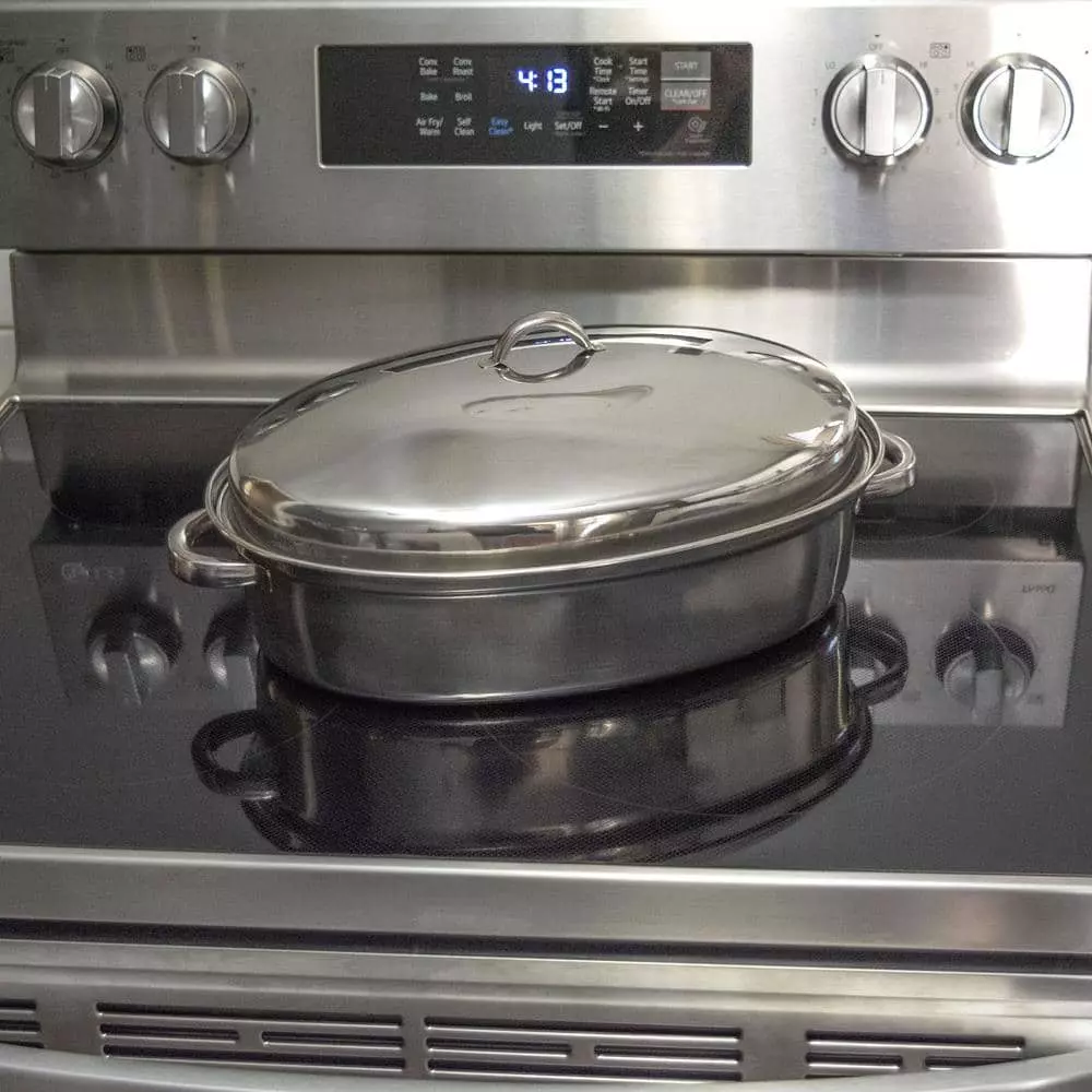 2-Piece Stainless Steel Roasting Set by AmeriHome 6 2-Piece Stainless Steel Roasting Set by AmeriHome - Image 4