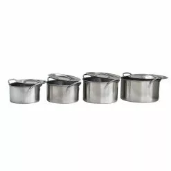8-Piece Stainless Steel Stock Pot Set by AmeriHome