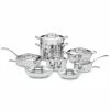 French Classic 13-Piece Stainless Steel Cookware Set in Silver and Stainless Steel by Cuisinart -Cookware Sales Shop silver and stainless steel cuisinart pot pan sets fct 13 64 1000
