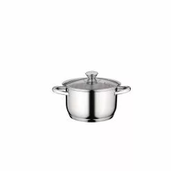 Essentials Gourmet 12-Piece 18/10 Stainless Steel Cookware Set by BergHOFF 11 Essentials Gourmet 12-Piece 18/10 Stainless Steel Cookware Set by BergHOFF -Cookware Sales Shop silver berghoff pot pan sets 1100246 4f 1000