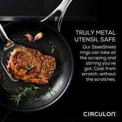 Steelshield C Series 10-Piece Stainless Steel Nonstick Cookware Set Silver by Circulon 15 Steelshield C Series 10-Piece Stainless Steel Nonstick Cookware Set Silver by Circulon -Cookware Sales Shop silver circulon pot pan sets 30012 44 1000
