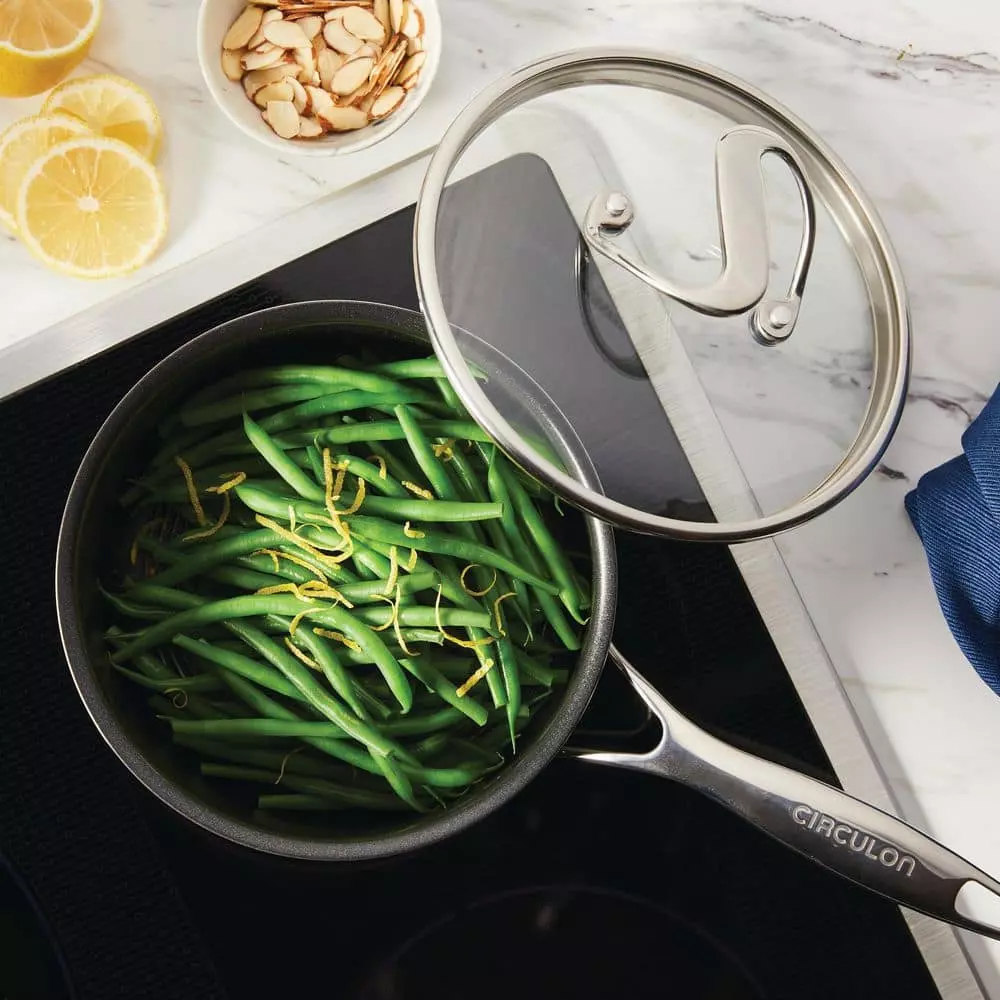 11-Piece Stainless Steel Nonstick Cookware Set SteelShield Clad in Silver by Circulon 11 11-Piece Stainless Steel Nonstick Cookware Set SteelShield Clad in Silver by Circulon - Image 9