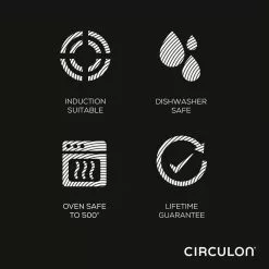 C-Series 8 .5 and 10 in. Stainless Steel Nonstick Frying Pan Silver by Circulon 15 C-Series 8 .5 and 10 in. Stainless Steel Nonstick Frying Pan Silver by Circulon -Cookware Sales Shop silver circulon skillets 30013 76 1000