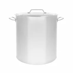 2-Pieces 60 Qt. Stainless Steel Stock Pot Cookware Set with Lid by Concord