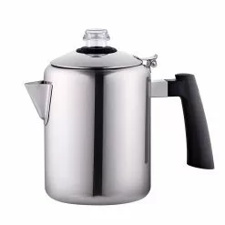 8-Cup Stainless Steel Stovetop Tea Coffee Percolator Pot Kettle by Cook N Home