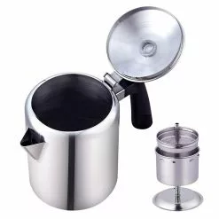8-Cup Stainless Steel Stovetop Tea Coffee Percolator Pot Kettle by Cook N Home -Cookware Sales Shop silver cook n home tea kettles 02544 77 1000
