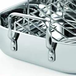 10 Qt. Stainless Steel Roasting Pan by Cooks Standard 9 10 Qt. Stainless Steel Roasting Pan by Cooks Standard -Cookware Sales Shop silver cooks standard roasting pans 02448 1f 1000