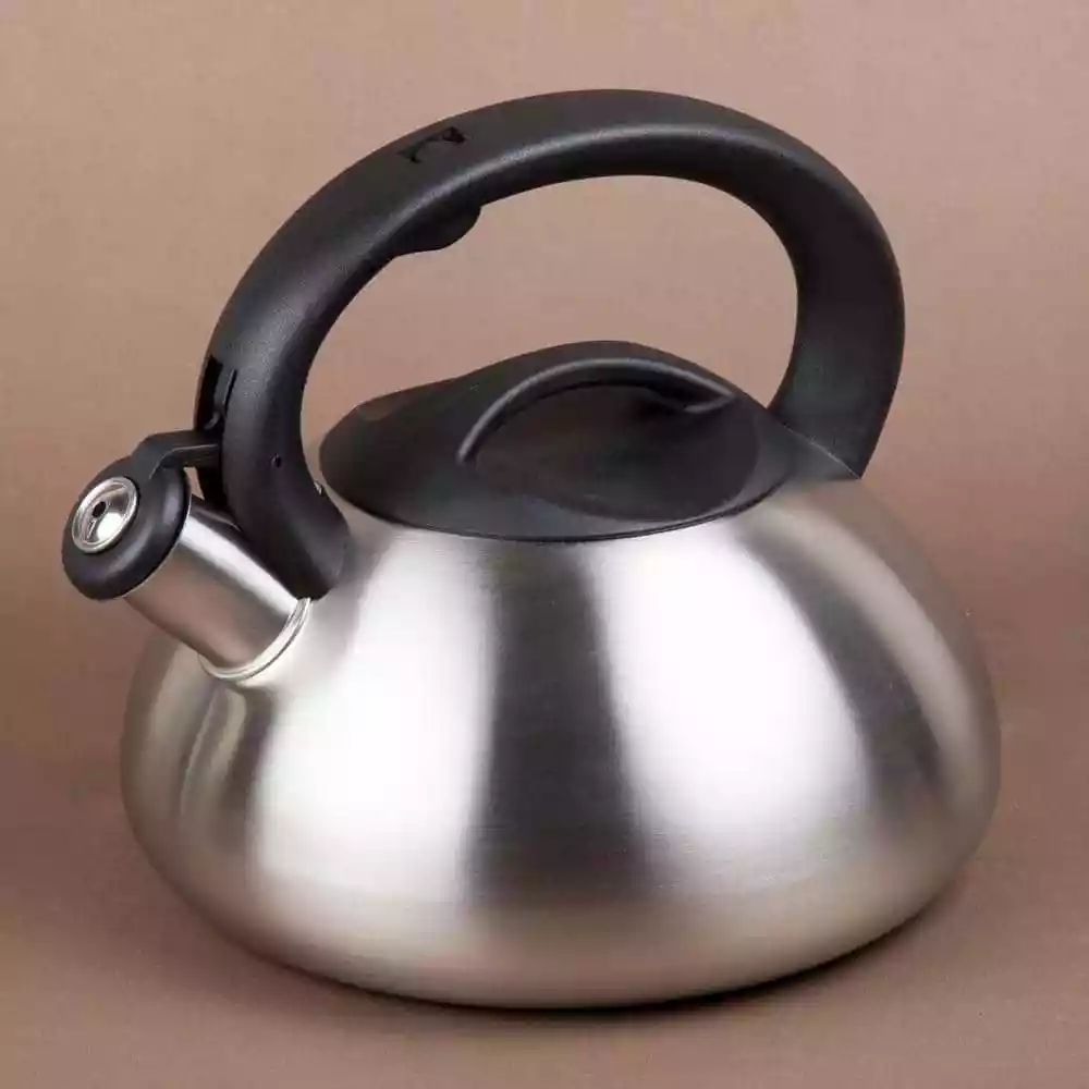 Sphere 11.2-Cup Stovetop Tea Kettle in Silver by Creative Home 4 Sphere 11.2-Cup Stovetop Tea Kettle in Silver by Creative Home - Image 2