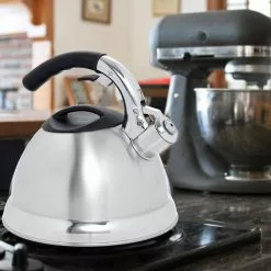 Avalon 12-Cup Stovetop Tea Kettle in Silver by Creative Home 15 Avalon 12-Cup Stovetop Tea Kettle in Silver by Creative Home -Cookware Sales Shop silver creative home tea kettles 72222 31 1000
