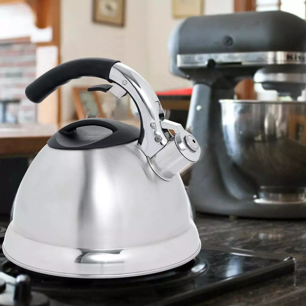 Avalon 12-Cup Stovetop Tea Kettle in Silver by Creative Home 9 Avalon 12-Cup Stovetop Tea Kettle in Silver by Creative Home - Image 7