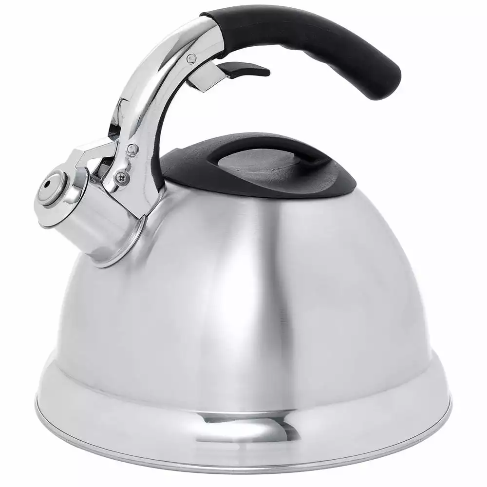 Avalon 12-Cup Stovetop Tea Kettle in Silver by Creative Home 3 Avalon 12-Cup Stovetop Tea Kettle in Silver by Creative Home