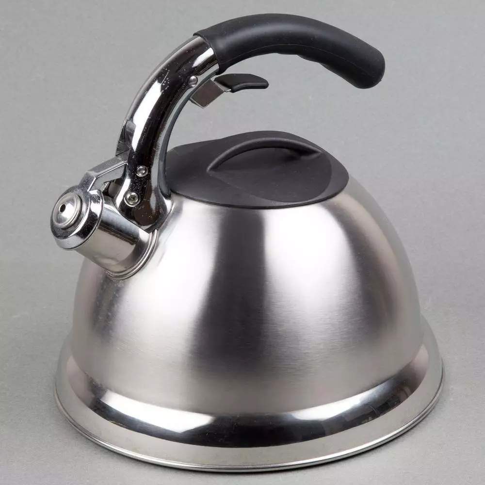 Avalon 12-Cup Stovetop Tea Kettle in Silver by Creative Home 4 Avalon 12-Cup Stovetop Tea Kettle in Silver by Creative Home - Image 2