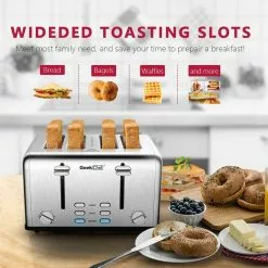 1-Piece Silver Stainless Steel Toaster by Unbranded 10 1-Piece Silver Stainless Steel Toaster by Unbranded -Cookware Sales Shop silver dutch ovens dd109719 1f 1000
