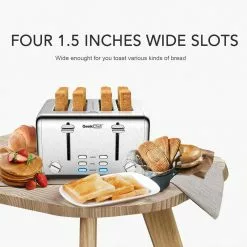 1-Piece Silver Stainless Steel Toaster by Unbranded 9 1-Piece Silver Stainless Steel Toaster by Unbranded -Cookware Sales Shop silver dutch ovens dd109719 4f 1000