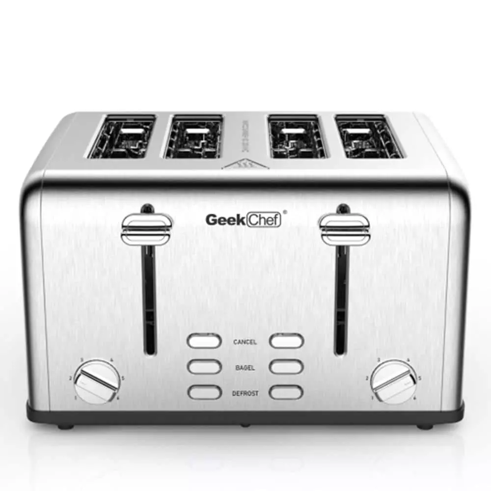 1-Piece Silver Stainless Steel Toaster by Unbranded 3 1-Piece Silver Stainless Steel Toaster by Unbranded