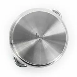 Ancona 12-Piece Stainless Steel Belly Shaped Cookware Set with Kitchen Tools by Gibson Home -Cookware Sales Shop silver gibson home pot pan sets 985114958m 44 1000