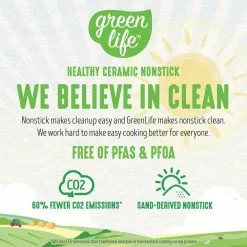 10-Piece Stainless Steel Pro Cookware Set by GreenLife -Cookware Sales Shop silver greenlife pot pan sets cc005551 001 1f 1000