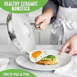 10-Piece Stainless Steel Pro Cookware Set by GreenLife -Cookware Sales Shop silver greenlife pot pan sets cc005551 001 4f 1000