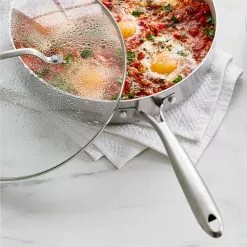 Stainless Pro 3.75 qt. Stainless Steel Saute Pan with Lid by GreenLife 13 Stainless Pro 3.75 qt. Stainless Steel Saute Pan with Lid by GreenLife -Cookware Sales Shop silver greenlife saute pans cc005548 001 1f 1000