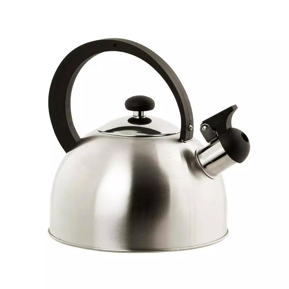 10.6-Cup Silver Stovetop Tea Kettle by Home Basics 4 10.6-Cup Silver Stovetop Tea Kettle by Home Basics - Image 2