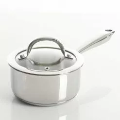 Devon 10-Piece Stainless Steel Cookware Set in Silver by KENMORE ELITE 14 Devon 10-Piece Stainless Steel Cookware Set in Silver by KENMORE ELITE -Cookware Sales Shop silver kenmore elite pot pan sets 126379 10 66 1000