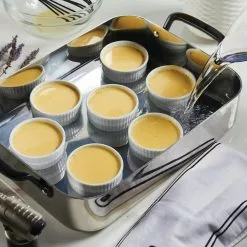 5-PLY, 10.4 qt., Polished, Stainless Steel, Induction, Roasting Pan with Rack by KitchenAid -Cookware Sales Shop silver kitchenaid roasting pans 30019 44 1000