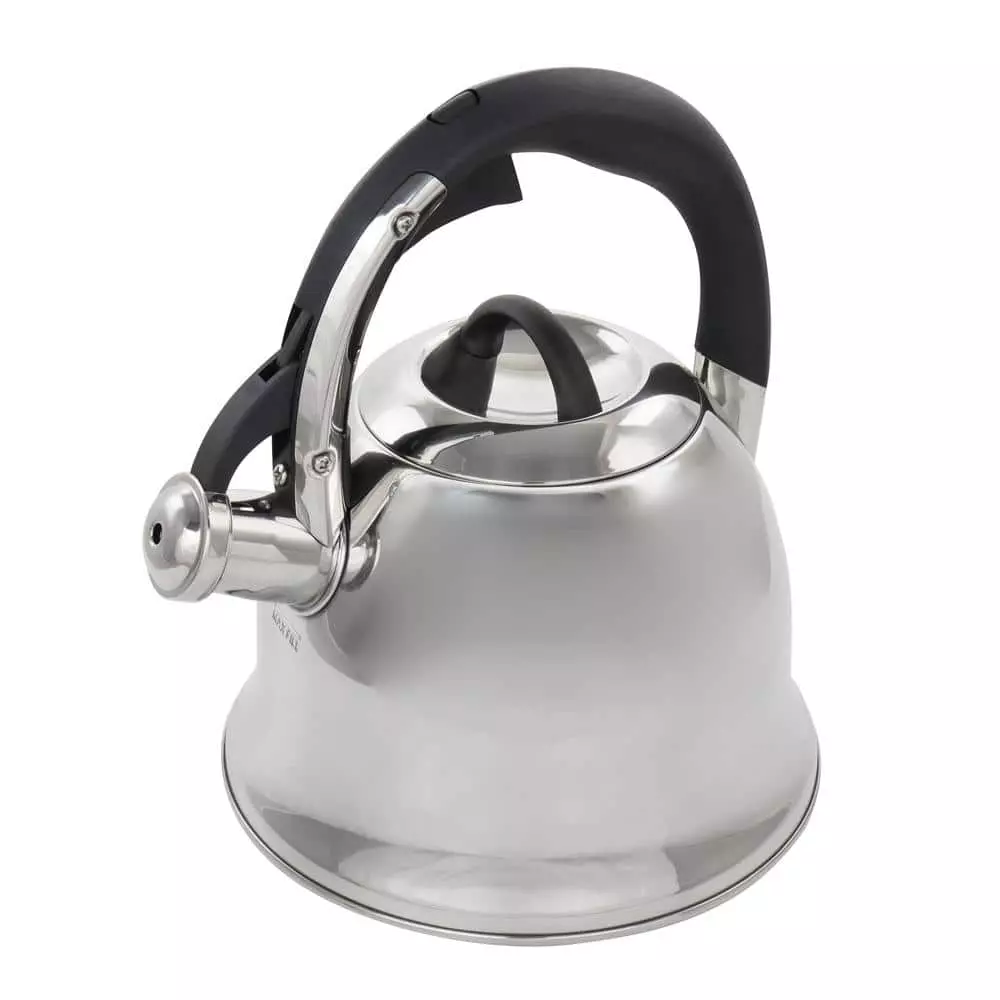 Coffield 7-Cup Stainless Steel Whistling Tea Kettle with Bakelite Handles by Mr. Coffee 3 Coffield 7-Cup Stainless Steel Whistling Tea Kettle with Bakelite Handles by Mr. Coffee
