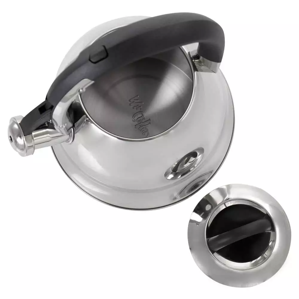 Coffield 7-Cup Stainless Steel Whistling Tea Kettle with Bakelite Handles by Mr. Coffee 4 Coffield 7-Cup Stainless Steel Whistling Tea Kettle with Bakelite Handles by Mr. Coffee - Image 2