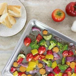 Baker's Glee 20 qt. Silver Aluminum Roasting Pans (17 in. x 12 in.) by Oster -Cookware Sales Shop silver oster roasting pans 985115192m 31 1000