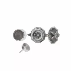 Extra Style Aluminum 6-Cup Coffee Maker by Tognana 8 Extra Style Aluminum 6-Cup Coffee Maker by Tognana -Cookware Sales Shop silver tognana tea kettles v443056moru 4f 1000