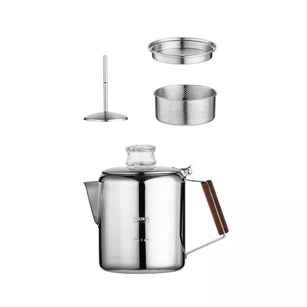2-6 Cup Stainless Steel Percolator by TOPS 4 2-6 Cup Stainless Steel Percolator by TOPS - Image 2