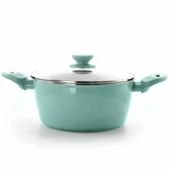Plaza Cafe 4.5 qt. Round Aluminum Nonstick Dutch Oven in Sky Blue with Glass Lid by GIBSON HOME 11 Plaza Cafe 4.5 qt. Round Aluminum Nonstick Dutch Oven in Sky Blue with Glass Lid by GIBSON HOME -Cookware Sales Shop sky blue gibson home dutch ovens 985111746m 44 1000