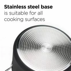 Symphony 8-Piece Aluminum Nonstick Cookware Set in Slate by Ecolution 13 Symphony 8-Piece Aluminum Nonstick Cookware Set in Slate by Ecolution -Cookware Sales Shop slate ecolution pot pan sets esse 1208 4f 1000