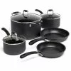 Symphony 8-Piece Aluminum Nonstick Cookware Set in Slate by Ecolution 1 Symphony 8-Piece Aluminum Nonstick Cookware Set in Slate by Ecolution -Cookware Sales Shop slate ecolution pot pan sets esse 1208 64 1000