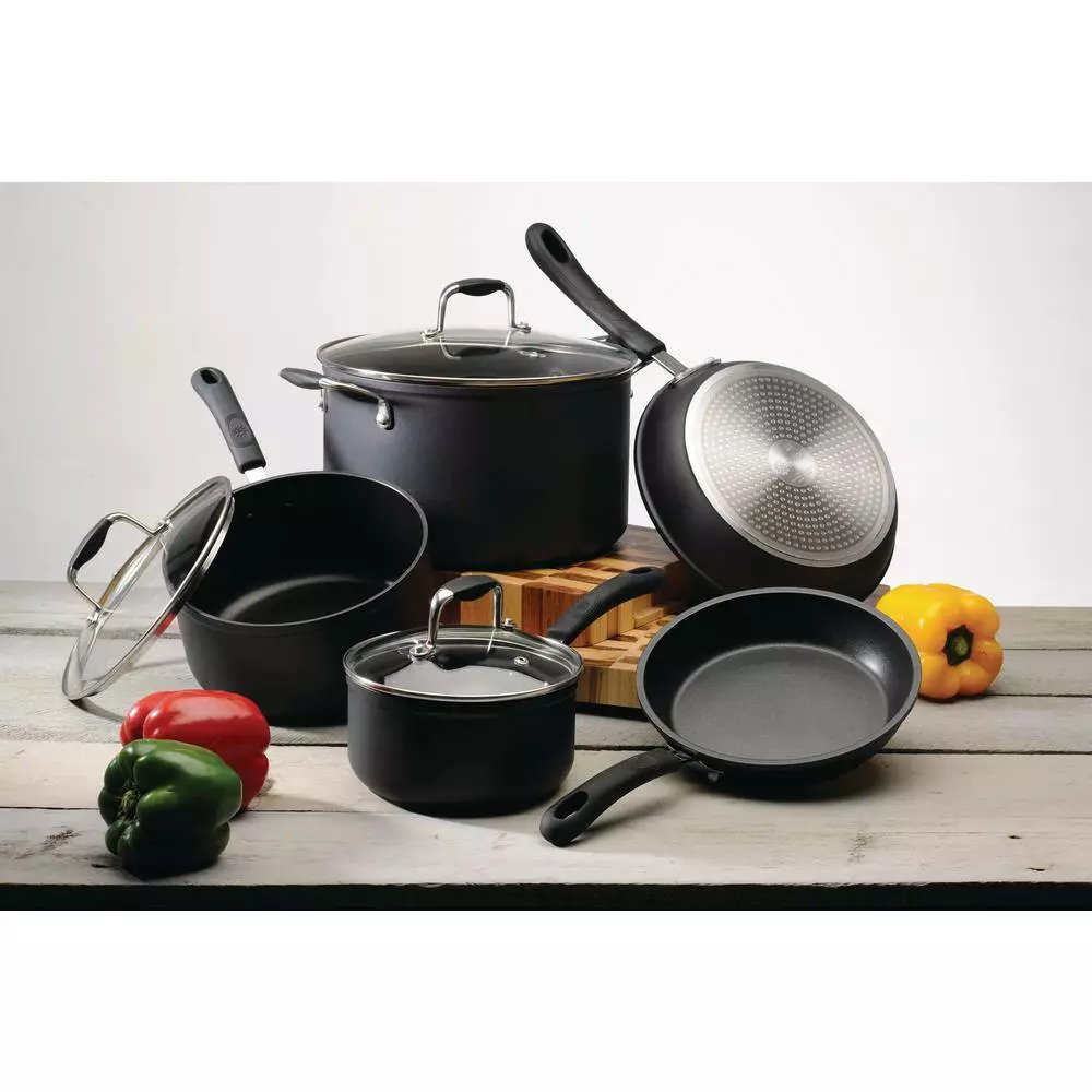 Symphony 8-Piece Aluminum Nonstick Cookware Set in Slate by Ecolution 10 Symphony 8-Piece Aluminum Nonstick Cookware Set in Slate by Ecolution - Image 8