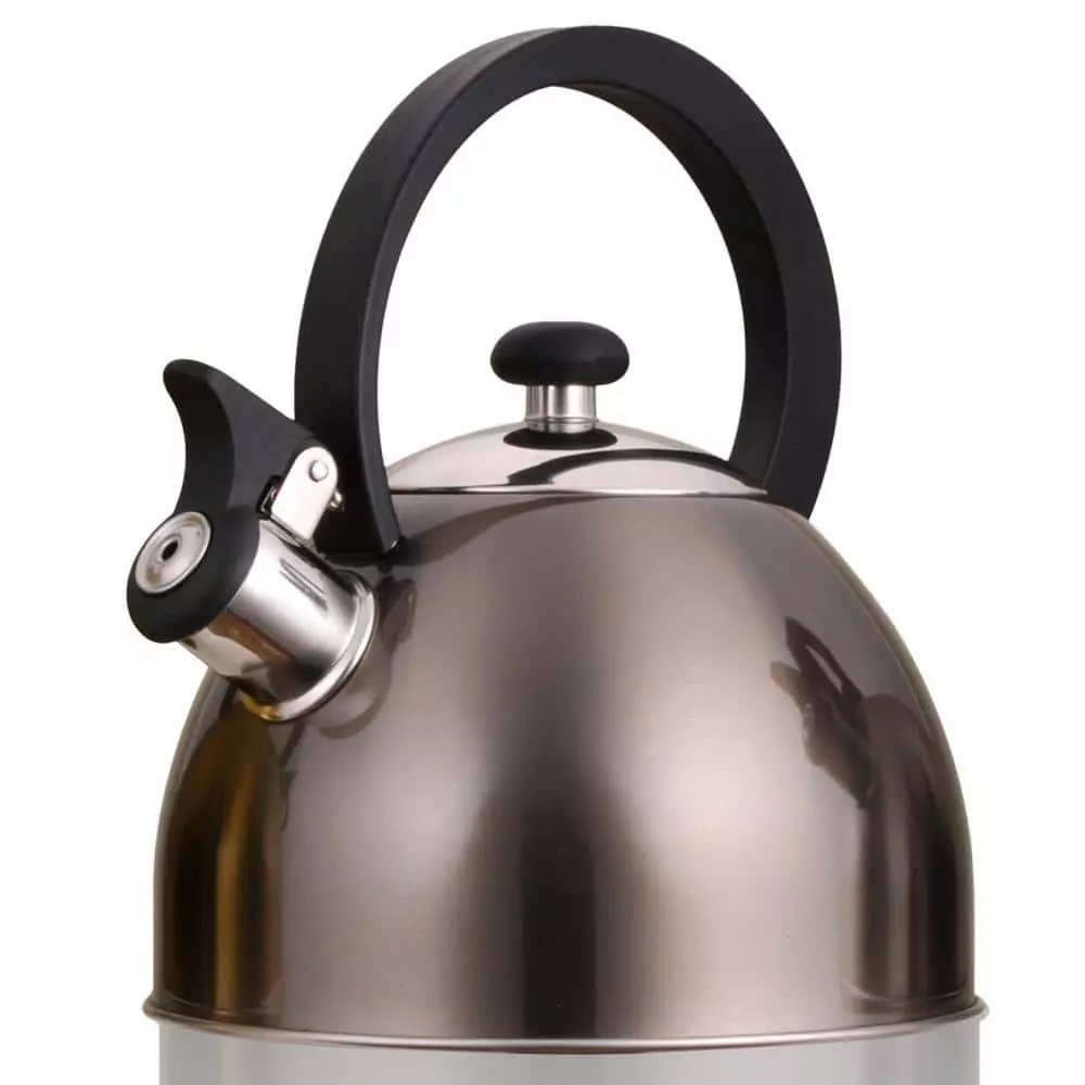 Prelude 8.4-Cup Smoke Stainless Steel with Whistle Stovetop Tea Kettle by Creative Home 3 Prelude 8.4-Cup Smoke Stainless Steel with Whistle Stovetop Tea Kettle by Creative Home