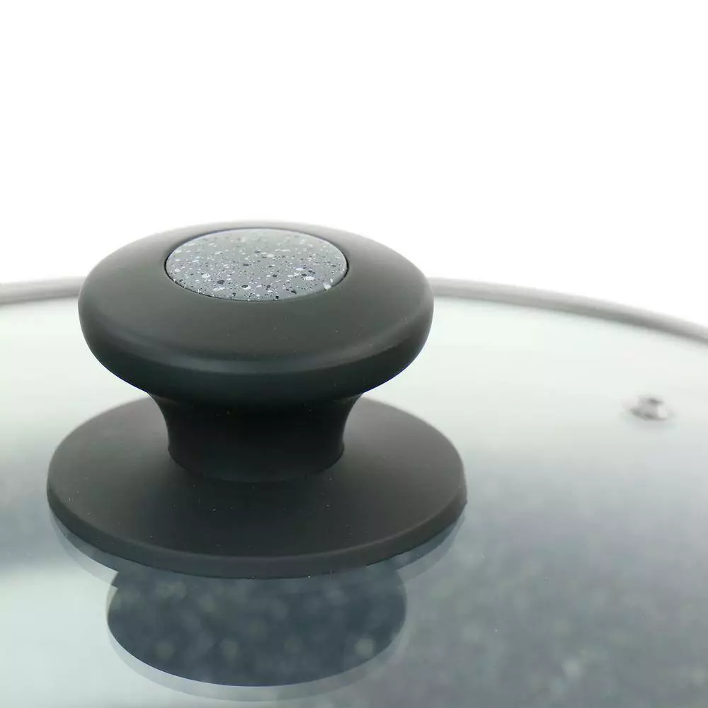 Bastone 5.3 qt. Nonstick Aluminum Dutch Oven in Speckled Gray by Oster 6 Bastone 5.3 qt. Nonstick Aluminum Dutch Oven in Speckled Gray by Oster - Image 4